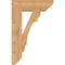 Ekena Millwork Olympic Slat Smooth Bracket w/ Offset Brace, Western Red Cedar, 7 1/2"W x 22"D x 34"H BKT0806X22X34OLY06SWR - alternate 3